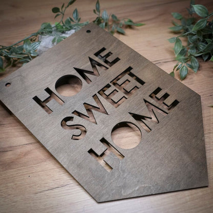 Home Sweet Home - Дървена декорация за стена