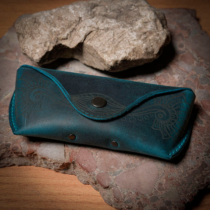 Ray-Ban, естествена кожа - Кожен калъф за очила