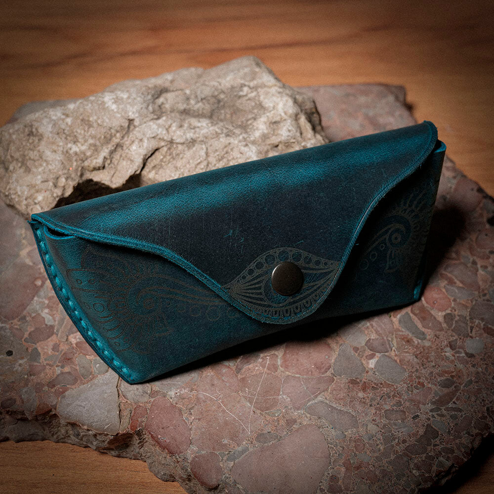 Ray-Ban, естествена кожа - Кожен калъф за очила