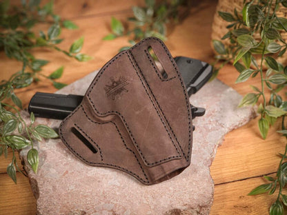 Кожен OWB кобур за COLT 1911, изглед отстрани