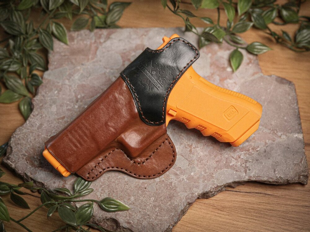 Glock 17, 19 и 23, IWB за вътрешно носене - Кожен кобур