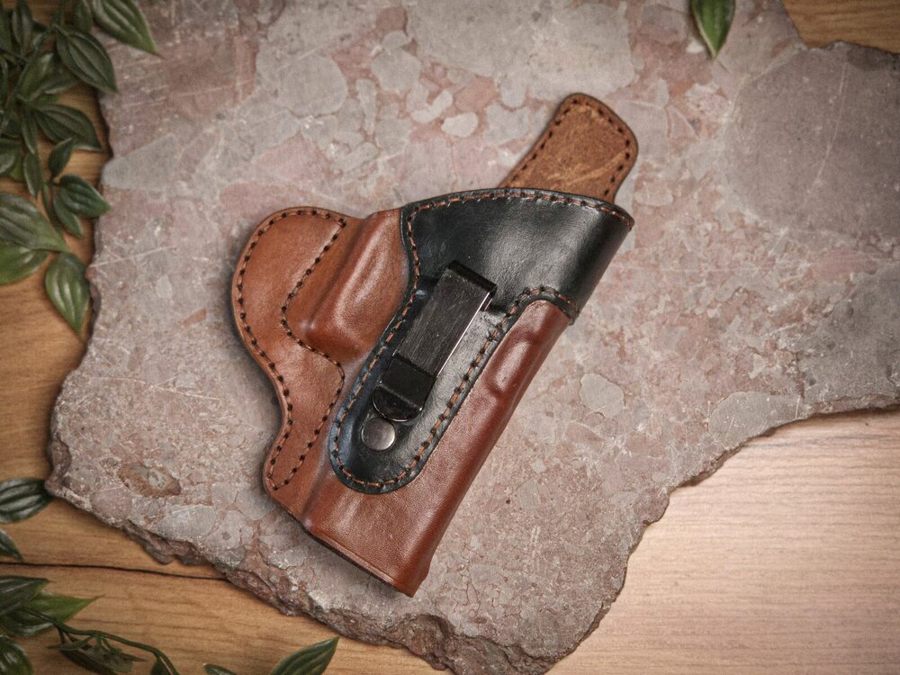 Glock 17, 19 и 23, IWB за вътрешно носене - Кожен кобур