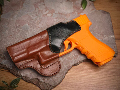 Glock 17, 19 и 23, IWB за вътрешно носене - Кожен кобур
