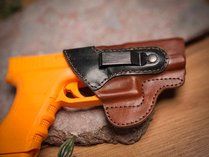 Glock 17, 19 и 23, IWB за вътрешно носене - Кожен кобур